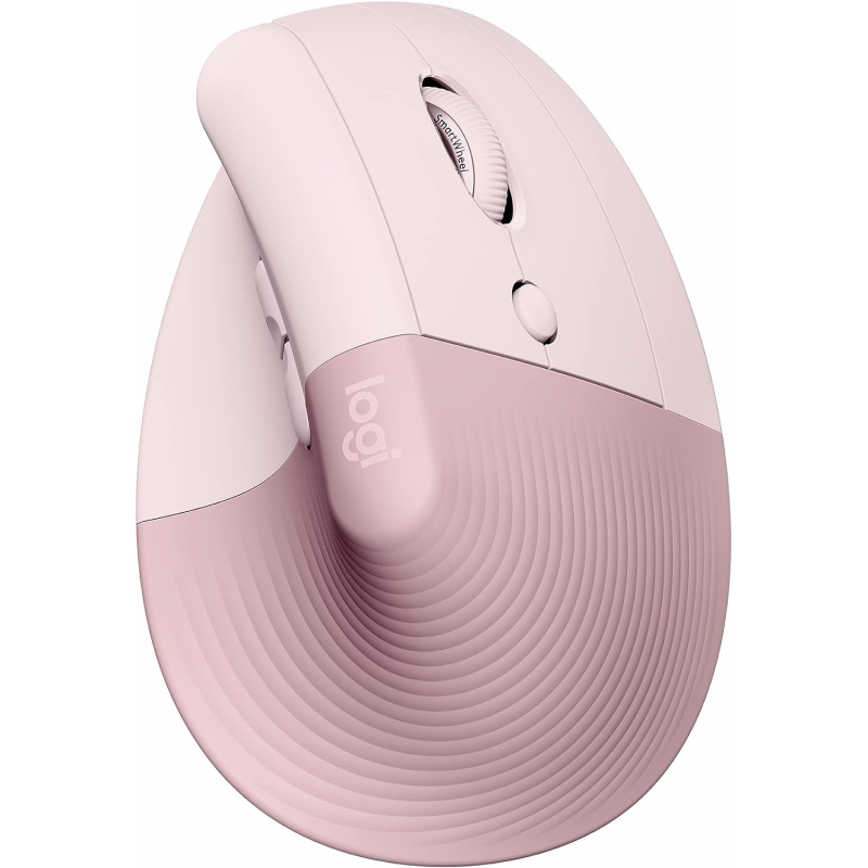 Logitech Lift Souris Ergonomique Verticale, Sans Fil - Rose