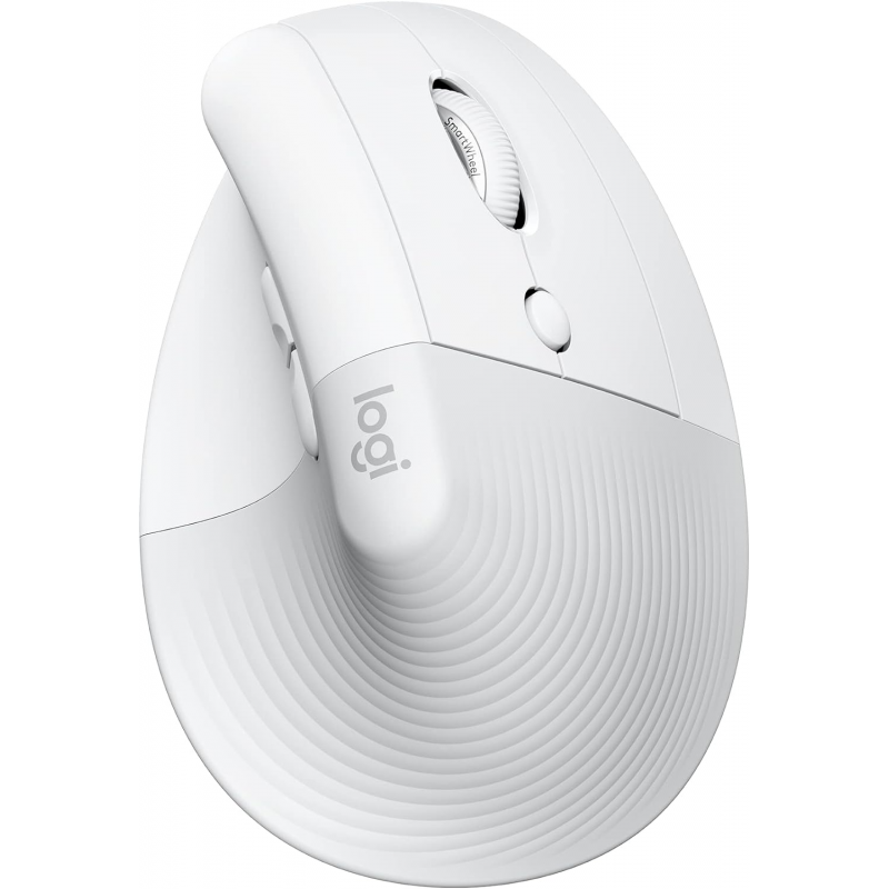 Logitech Lift Souris Ergonomique Verticale, Sans Fil - Blanc