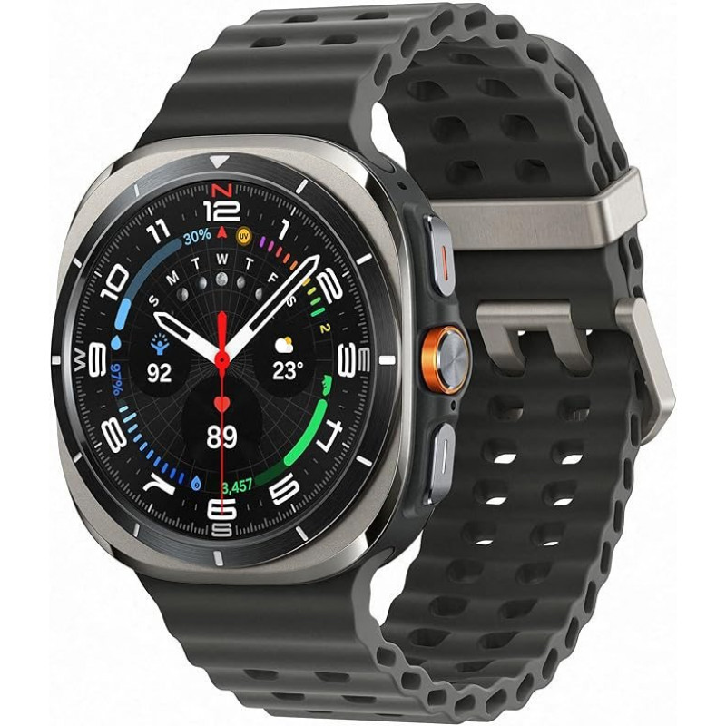 Samsung Galaxy Watch Ultra, Montre Connectée Intelligente, Galaxy AI (4G, 47mm) - Argent Titane