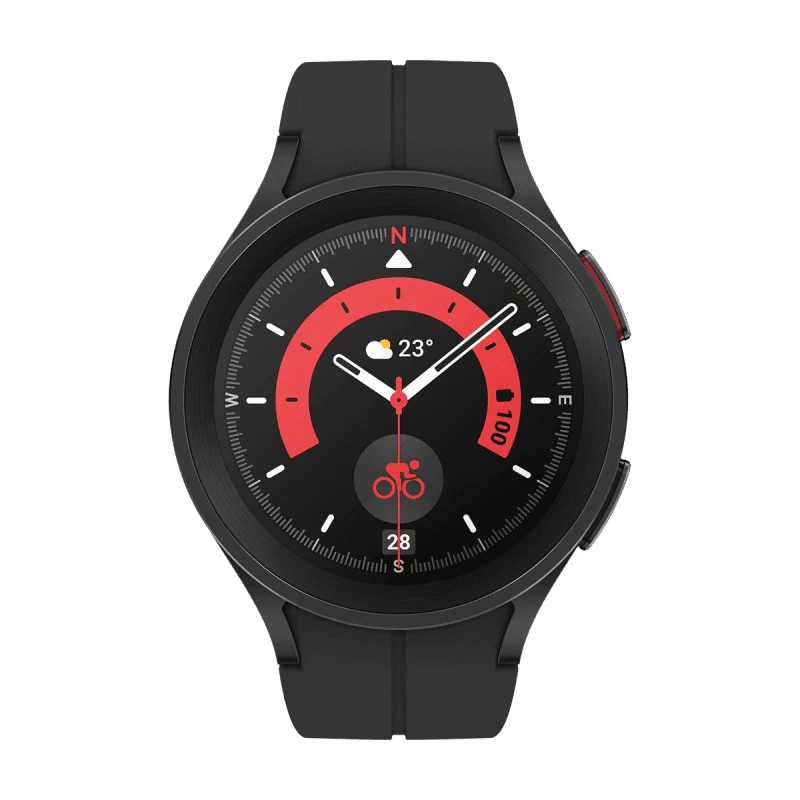 Samsung Galaxy Watch 5 Pro Montre connectée Intelligente  (Bluetooth, 45mm) - Noir