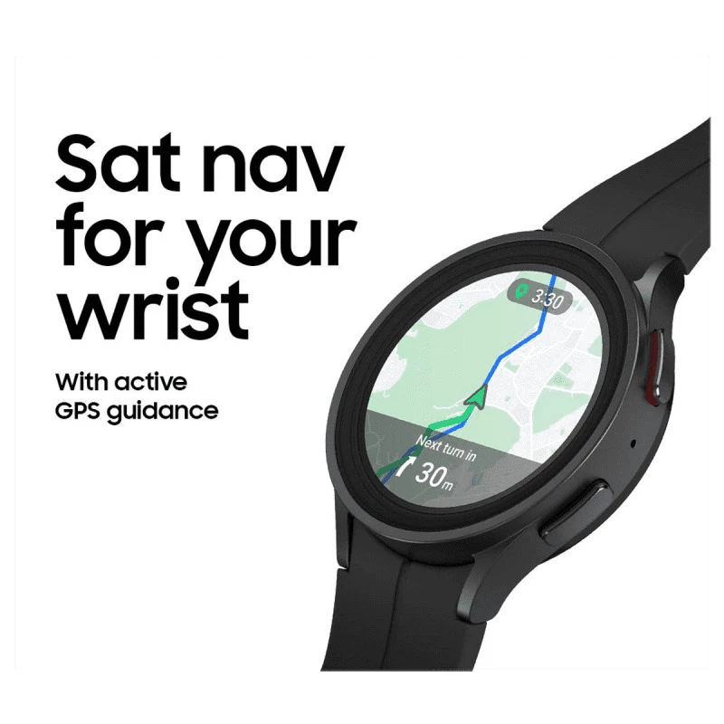 Samsung Galaxy Watch 5 Pro Montre connectée Intelligente  (Bluetooth, 45mm) - Noir