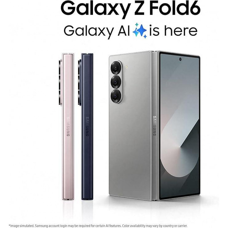 Samsung Galaxy Z Fold6 5G Smartphone (12+512Go) - Gris