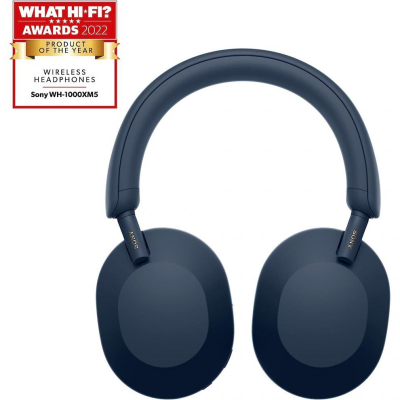 Sony WH-1000XM5 Casque Bluetooth sans Fil à réduction de Bruit - Bleu