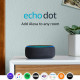 Amazon Echo Dot (3rd Gen) - Smart speaker with Alexa - Charcoal Fabric