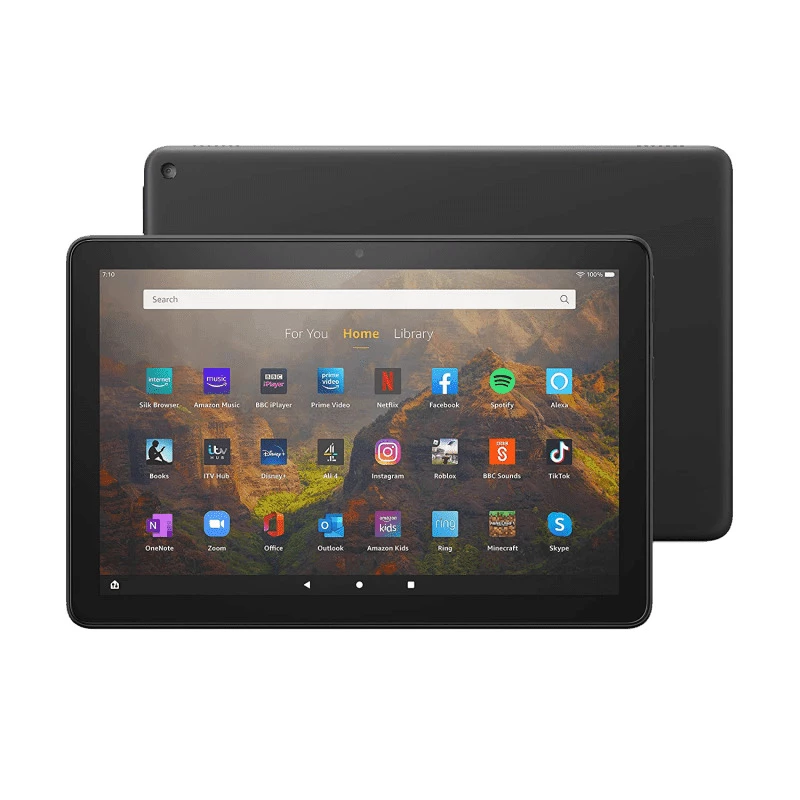 Amazon Fire HD 10 tablet (10.1", 64Go, 2021, 11e génération) - Noir