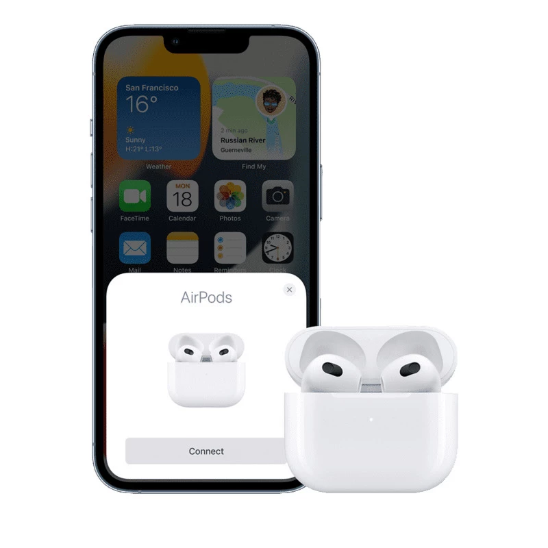 Apple AirPods 3 avec boîtier de charge Magsafe Ecouteurs sans fil True Wireless