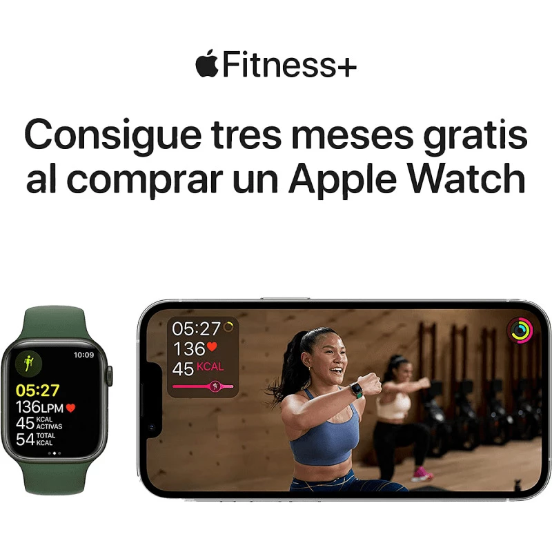 Apple Watch Series 7 (GPS, 41mm) - Blue Aluminium with Blue Sports Band