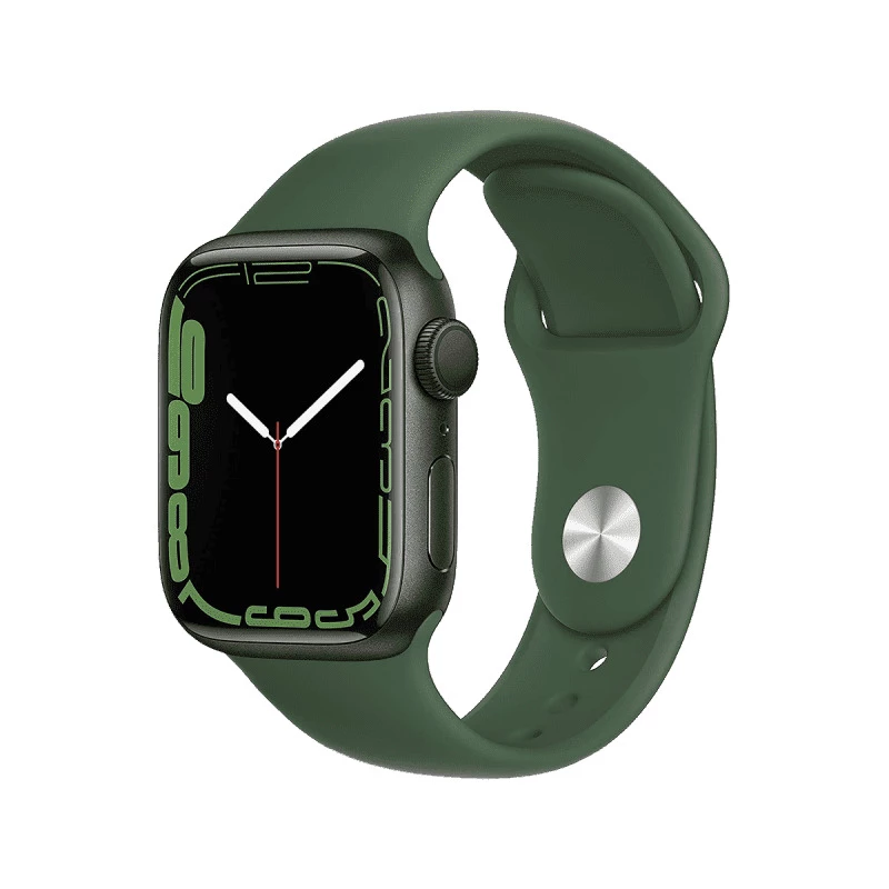 Apple Watch Series 7 (GPS, 41mm) - Green Aluminium with Green Sports Band