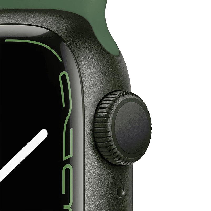 Apple Watch Series 7 (GPS, 41mm) - Green Aluminium with Green Sports Band