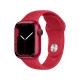 Apple Watch Series 7 (GPS, 41mm) - (PRODUCT)RED Aluminium with (PRODUCT)RED Sports Band