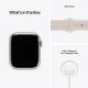 Apple Watch Series 7 (GPS, 41mm) - Starlight Aluminium with Starlight Sports Band