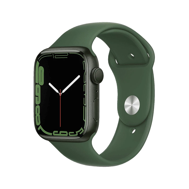 Apple Watch Series 7 (GPS, 45mm) - Green Aluminium with Green Sports Band