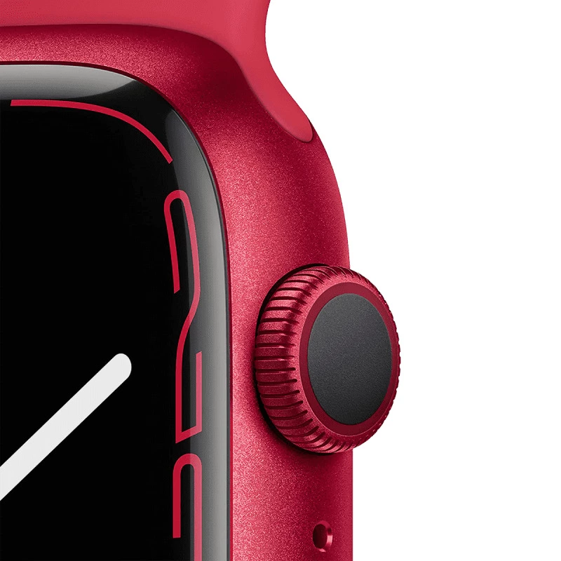 Apple Watch Series 7 (GPS, 45mm) - (PRODUCT)RED Aluminium with (PRODUCT)RED Sports Band