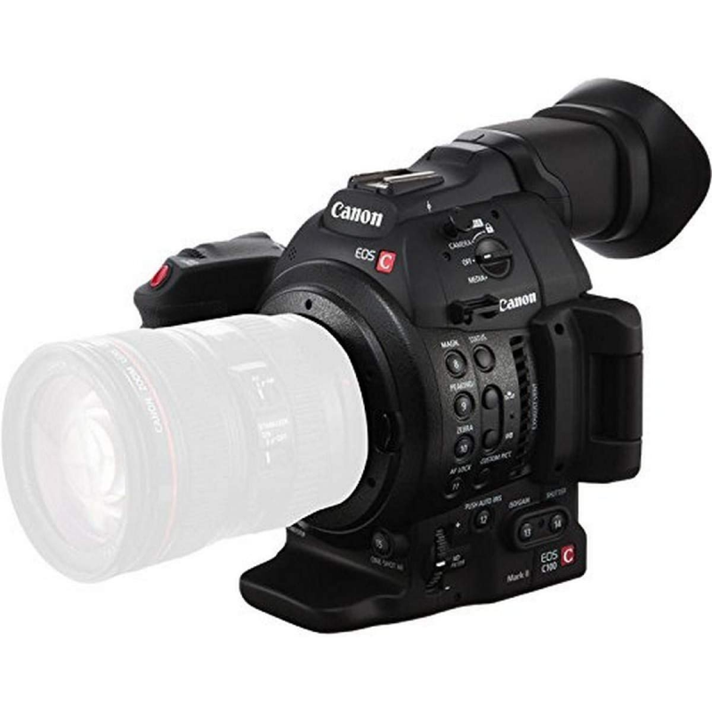 Canon EOS C100 Mark II Cinema EOS Camera avec Double Pixel CMOS AF (EF-Mount)