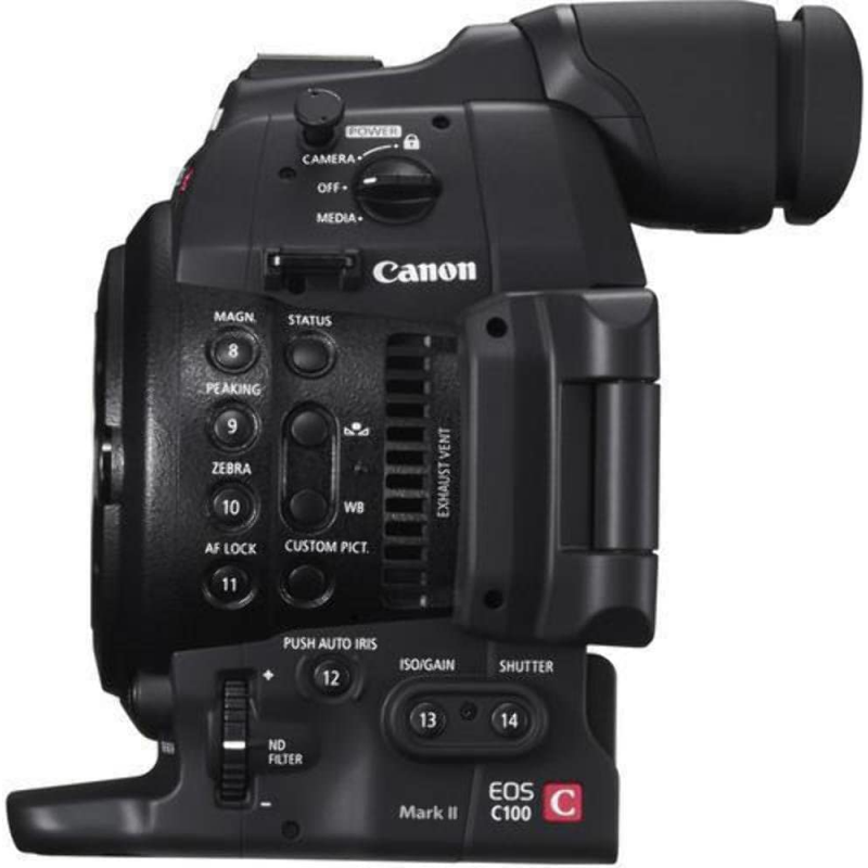 Canon EOS C100 Mark II Cinema EOS Camera avec Double Pixel CMOS AF (EF-Mount)