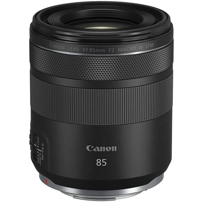 Objectif Hybride Canon RF 85mm f/2 Macro IS STM