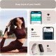 Fitbit Charge 5 Bracelet d’activité - Blanc lunaire/acier inoxydable or pâle