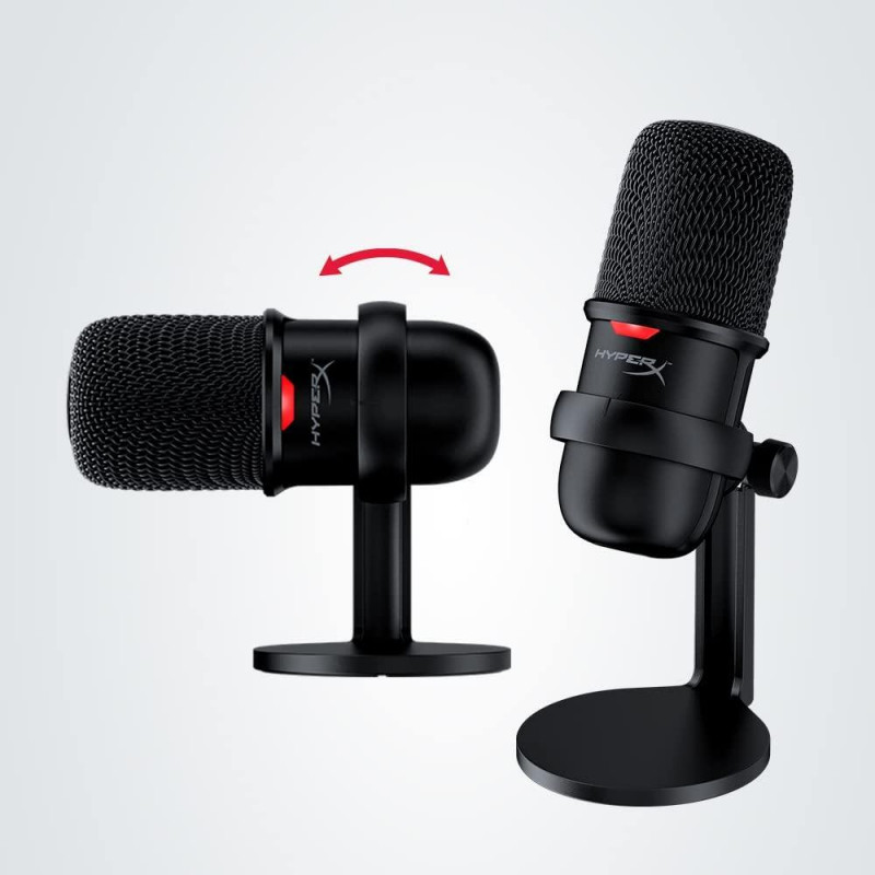 HyperX SoloCast – Microphone de jeu USB à condensateur - Noir