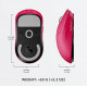 Logitech G PRO X (SUPERLIGHT Souris Gaming sans Fil) - Magenta