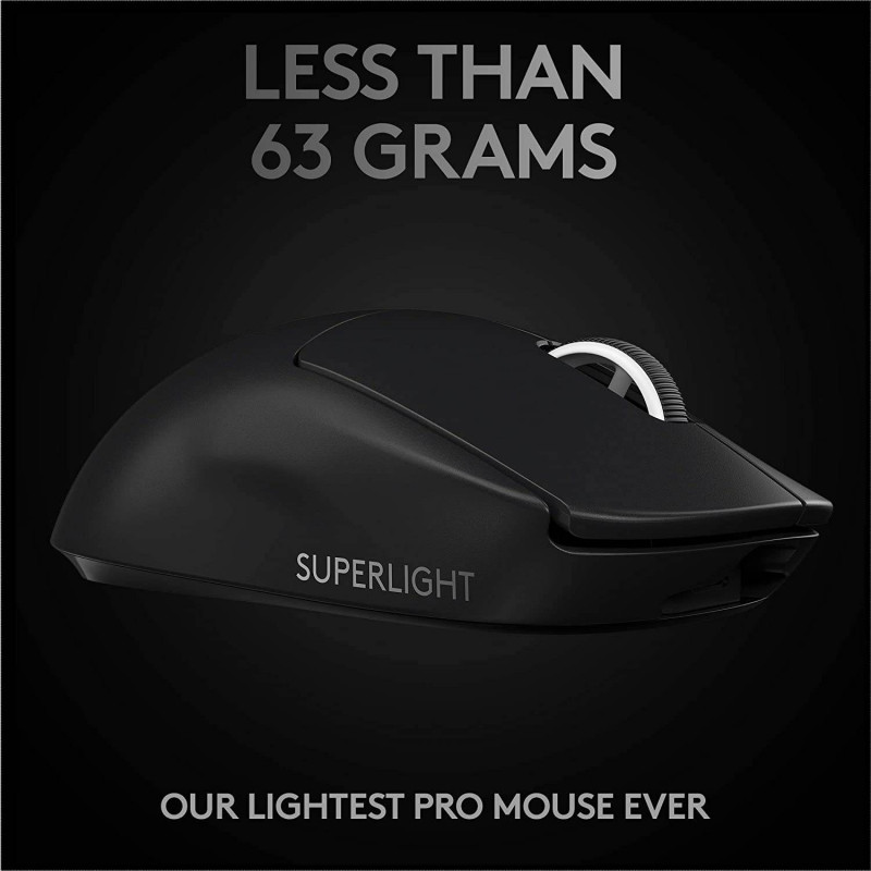 Logitech G PRO X (SUPERLIGHT Souris Gaming sans Fil) - Noir