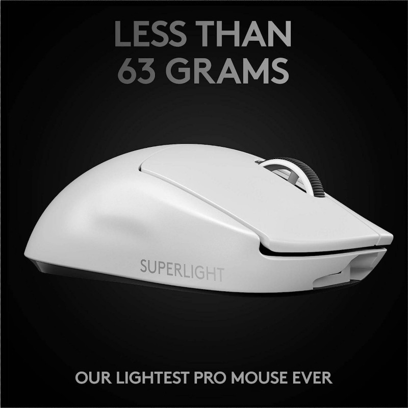 Logitech G PRO X (SUPERLIGHT Souris Gaming sans Fil) - Blanc