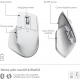 Logitech MX Master 3S pour Mac Souris Bluetooth Sans Fil - Gris Pâle