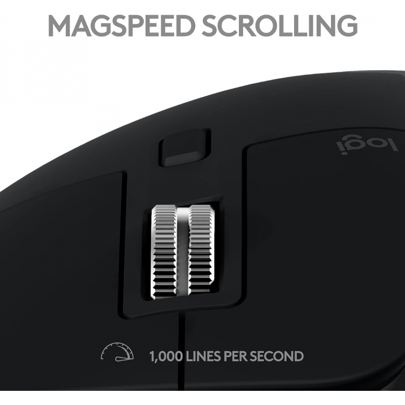 Logitech MX Master 3S pour Mac Souris Bluetooth Sans Fil - Gris Sideral