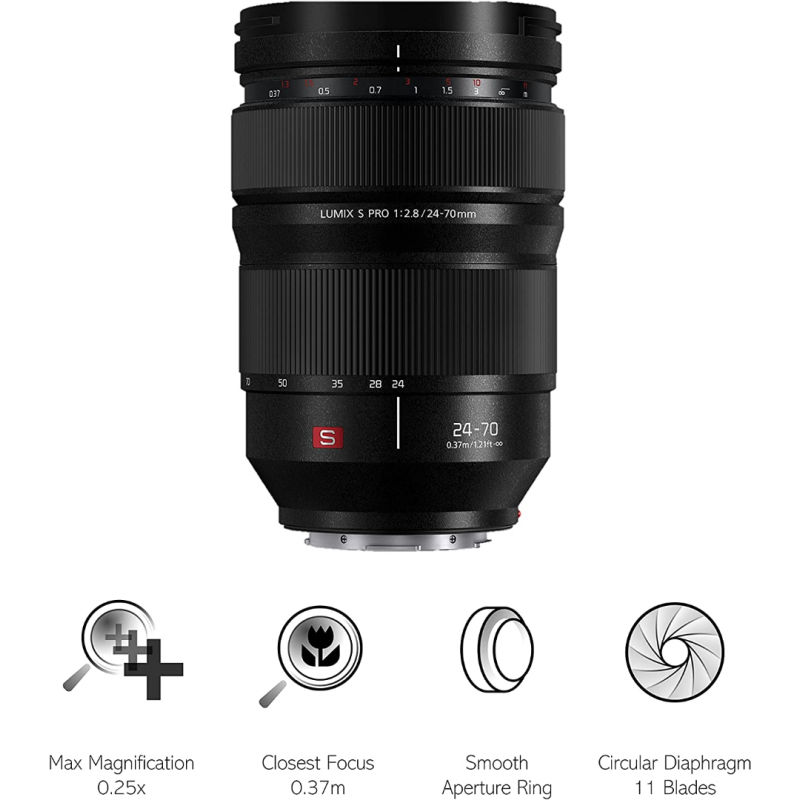 Panasonic Lumix S Pro 24-70mm F/2.8 Lens