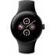 Google Pixel Watch 2 (Wi-Fi) - Boîtier en Aluminium Noir Mat avec Bracelet Sport Noir Volcanique 