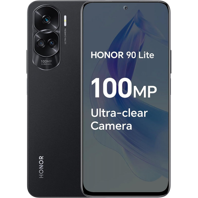 Honor 90 Lite 5G Smartphone (8+256Go) - Noir