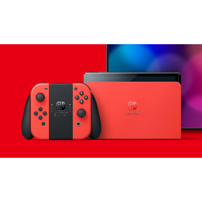 Console Nintendo Switch modèle OLED - Edition Mario Rouge