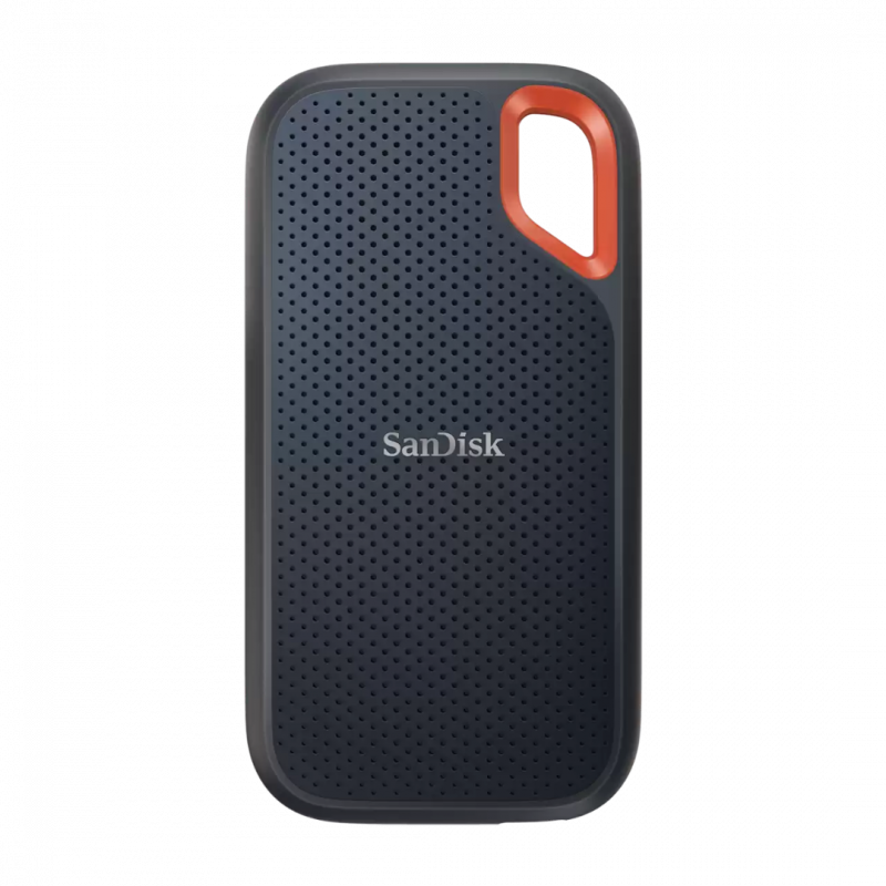 SanDisk Extreme V2 E61 Disque SSD NVMe portable (2To, USB-C, jusqu'à 1 050 Mo/s et vitesse d'écriture de 1 000 Mo/s) - Noir