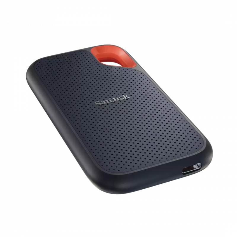 SanDisk Extreme V2 E61 Disque SSD NVMe portable (2To, USB-C, jusqu'à 1 050 Mo/s et vitesse d'écriture de 1 000 Mo/s) - Noir