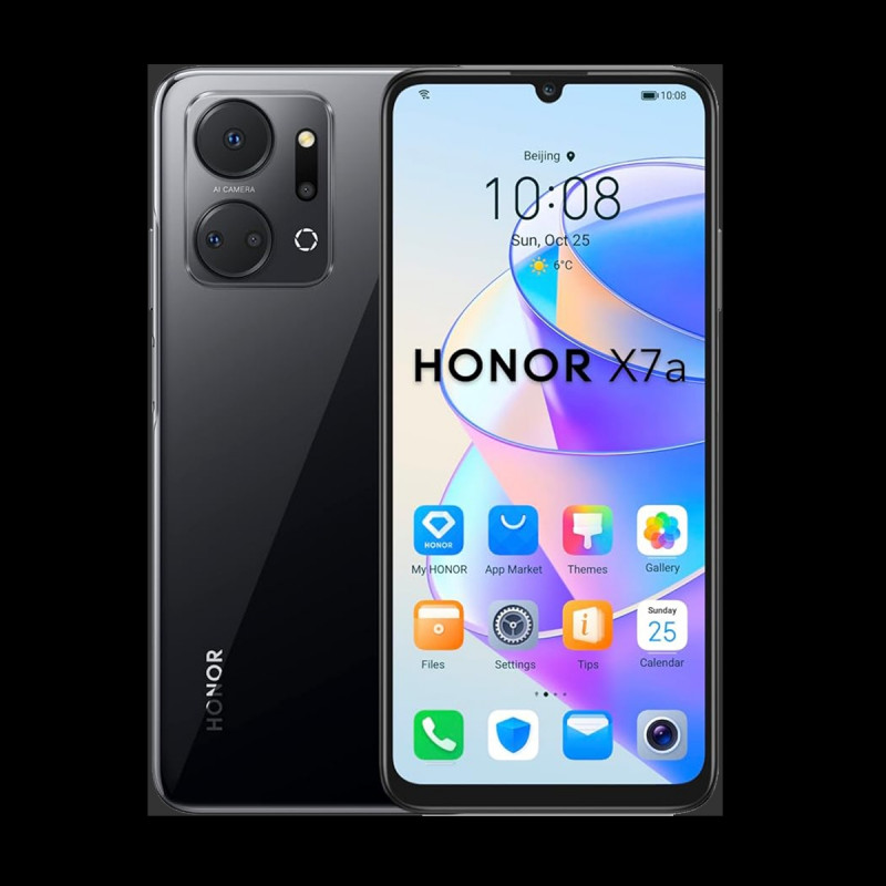 HONOR X7a Smartphone (Double SIM, 4+128 Go) - Noir