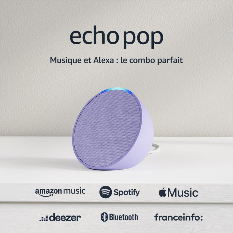 Amazon Echo Pop  haut-parleur intelligent - Lavande