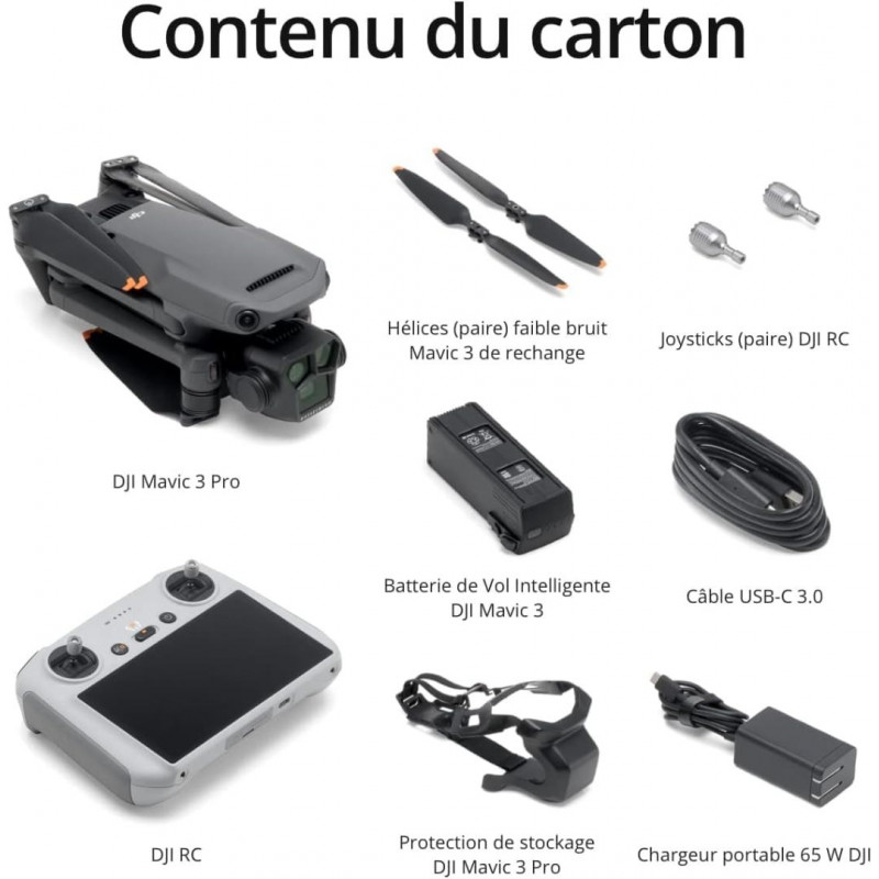 DJI Mavic 3 Pro avec DJI RC