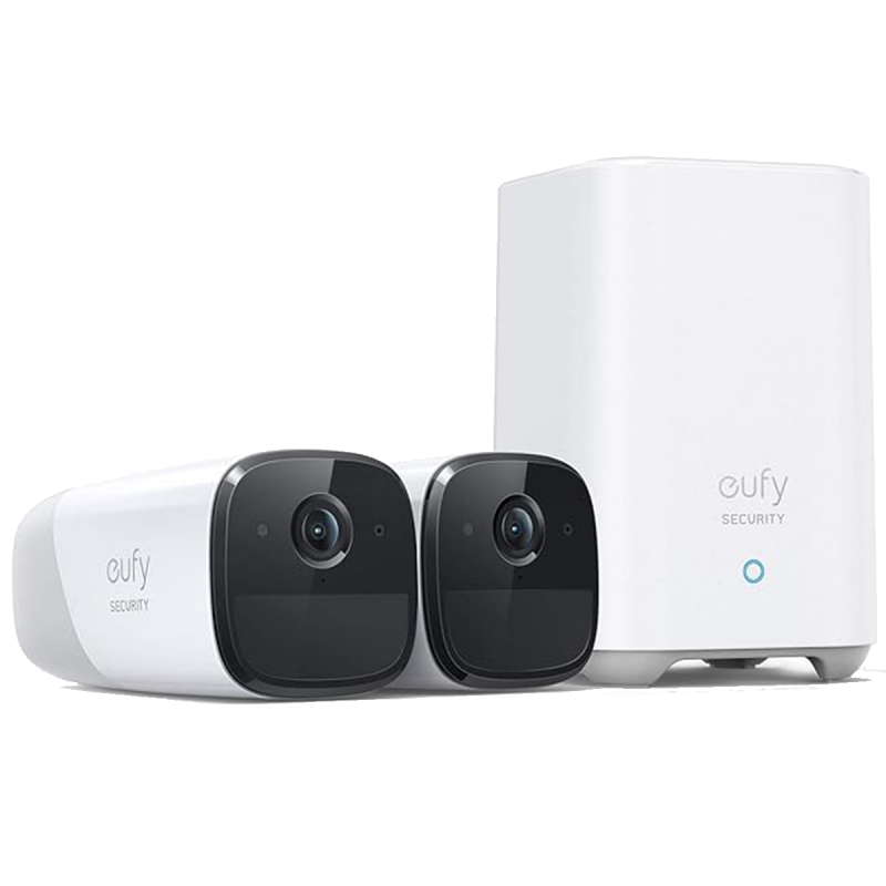 Eufy eufyCam 2 Pro Surveillance WiFi Extérieure sans Fil 2 cam kit