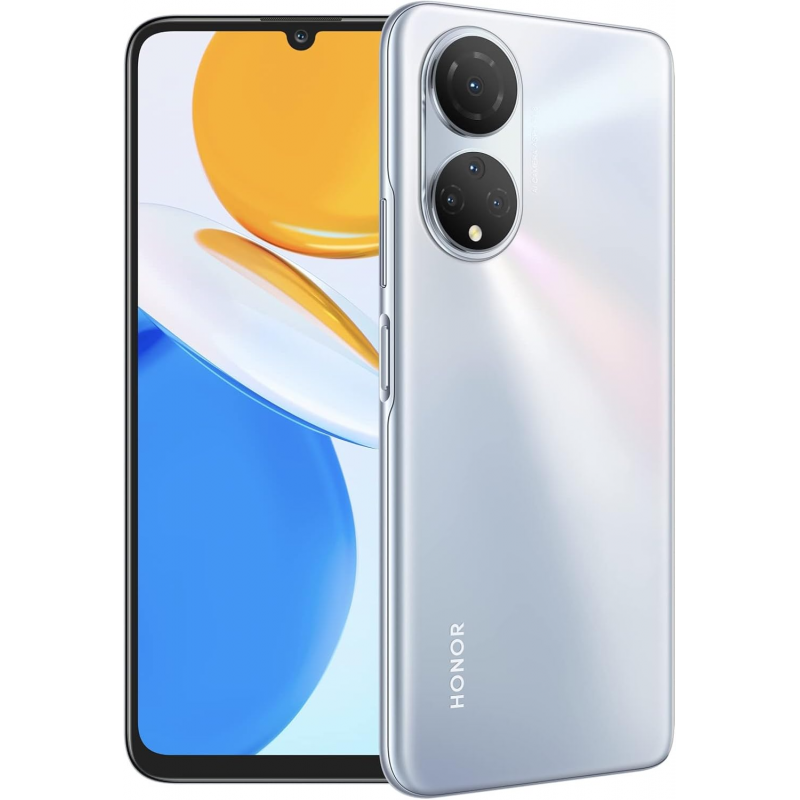 HONOR X7a Smartphone (Double SIM, 4+128 Go) - Argent