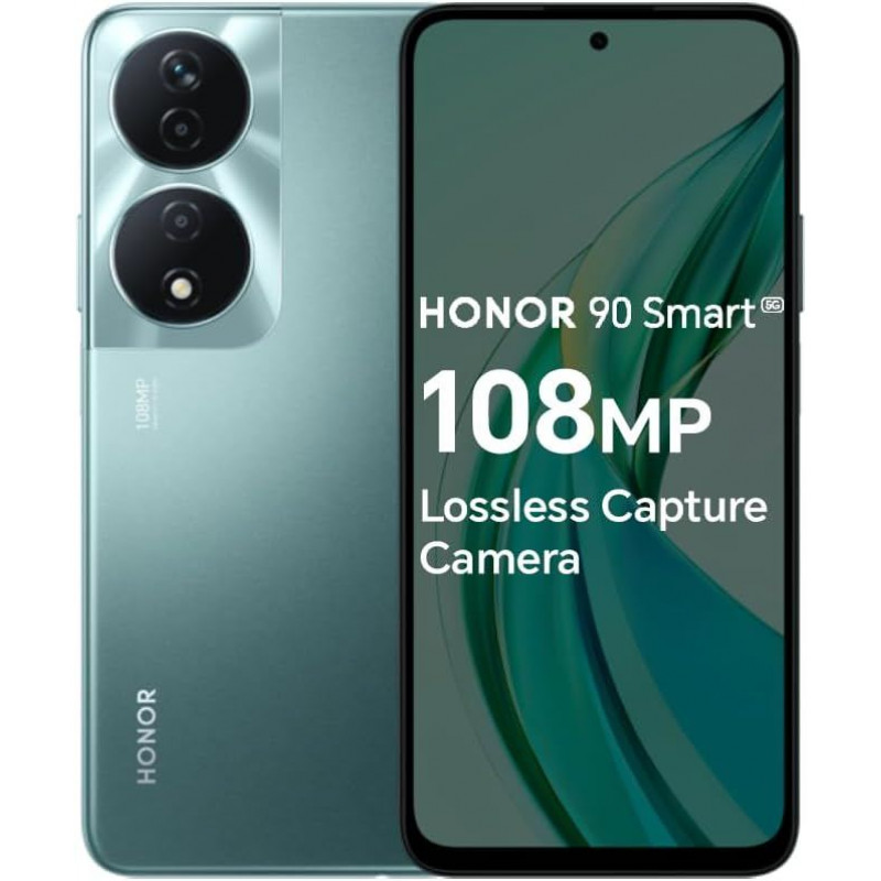 HONOR 90 Smart 5G smartphone (Double SIM, 4+128Go) - Vert émeraude