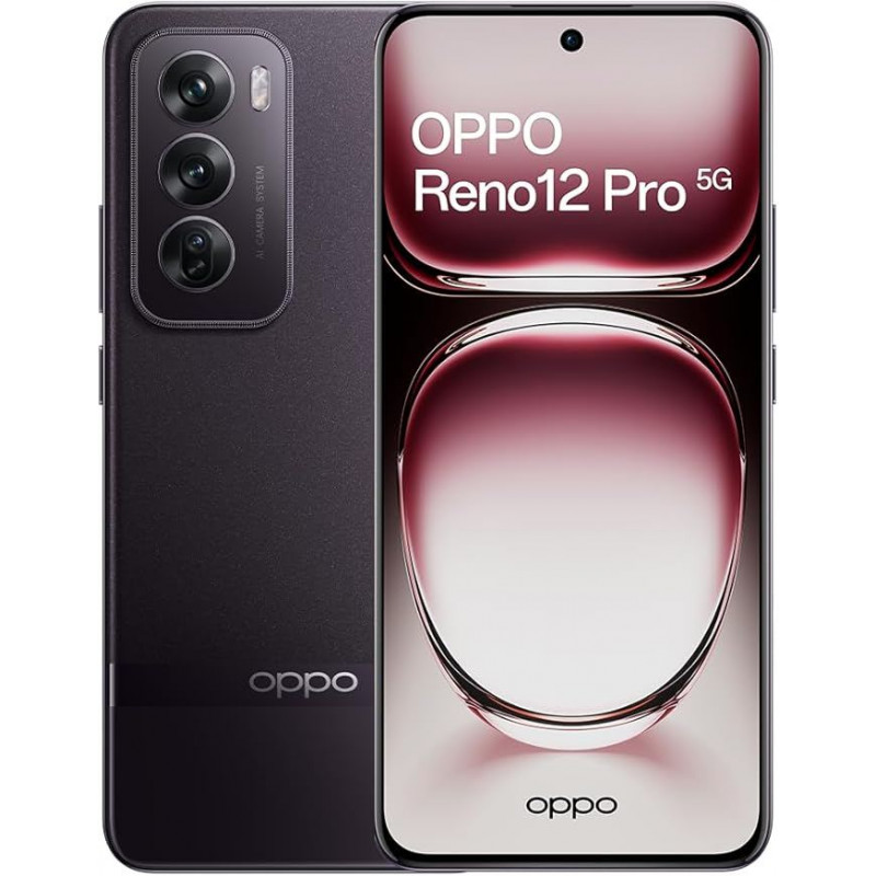 Oppo Reno 12 Pro 5G Smartphone (12GB+512GB) - Nebula Black