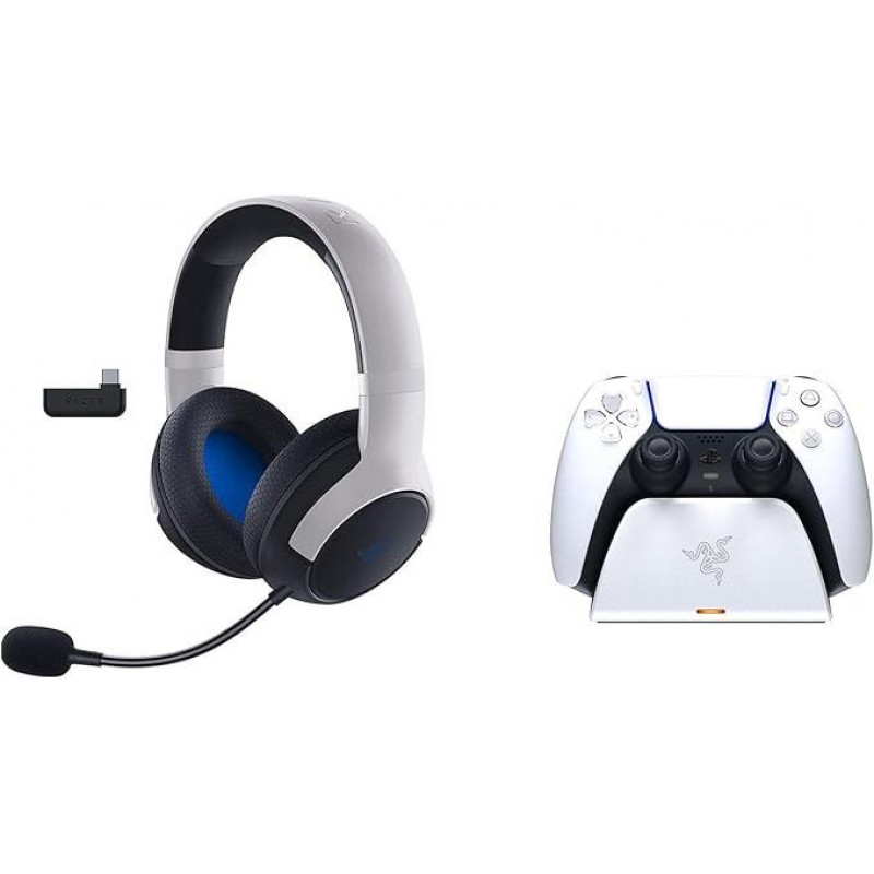 Razer Legendary Bundle Casque sans fil et station de charge rapide pour PlayStation