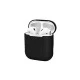 Coque Etui en silicone antichoc doux pour  Apple AirPods  - Noir