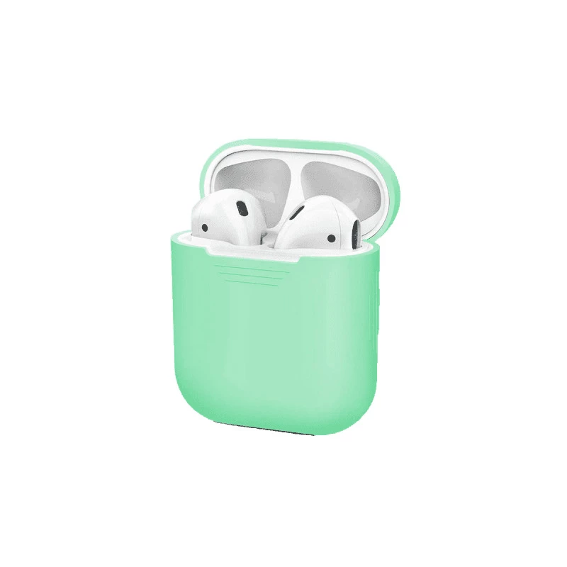 Coque Etui en silicone antichoc doux pour Apple AirPods -