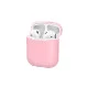 Coque Etui en silicone antichoc doux pour Apple AirPods  -  Rose