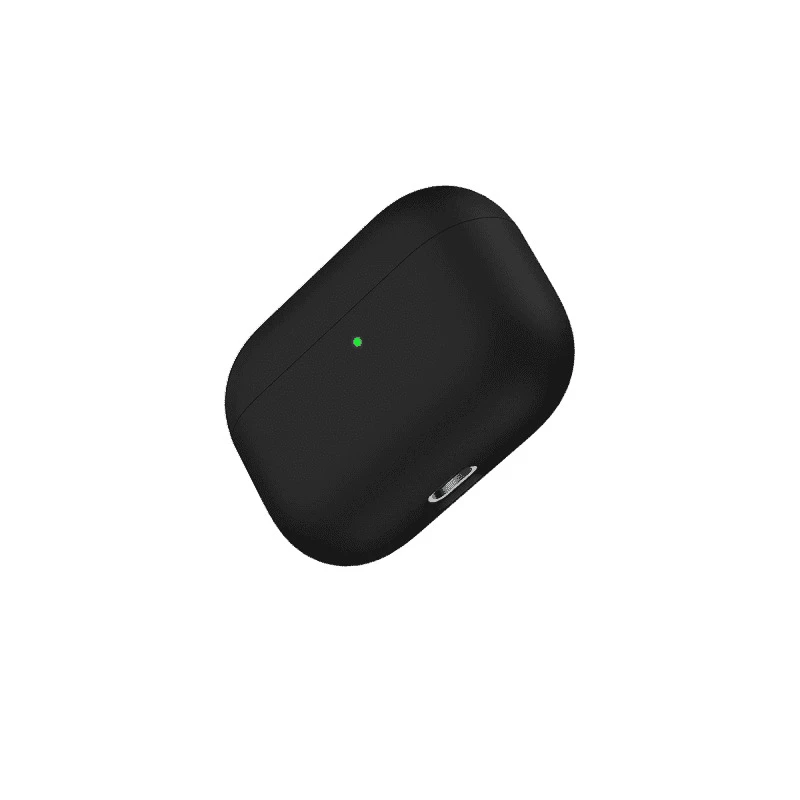 Coque Etui en silicone antichoc doux pour Apple AirPods Pro - Noir