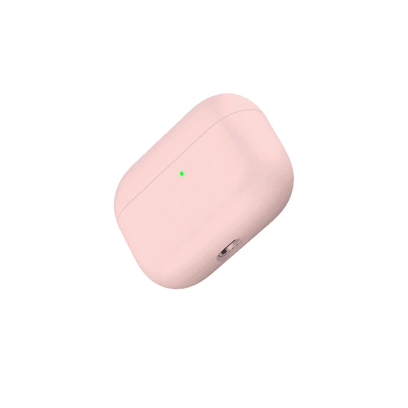 Coque Etui en silicone antichoc doux pour Apple AirPods Pro - Rose