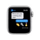 Apple Watch SE (GPS, 40mm) - Silver Aluminium with Sports Band - White