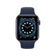 Apple Watch Series 6 (GPS, 44mm) - Blue Aluminium with Sports Band - Deep Navy