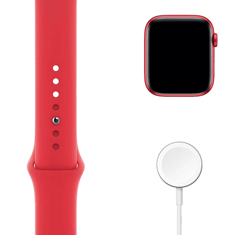 Apple Watch Series 6 (GPS, 40mm) - (PRODUCT)RED Aluminium with Sports Band - (PRODUCT)RED